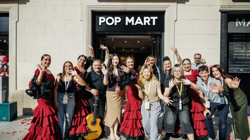 泡泡玛特西班牙首店正式开业,引领欧洲消费新潮流